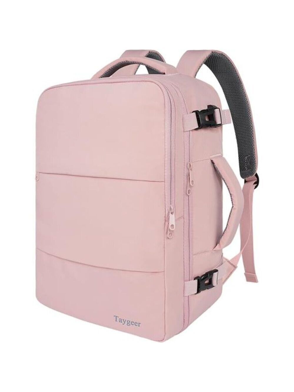 Pink Travel Backpack USB Laptop Bag Carry On Weekender Work Nurse Hiking Pack